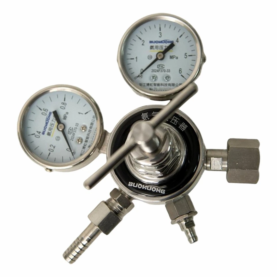 Regolatur taċ-ċilindru tal-pressjoni tal-gass ta 'l-ammonja ta' l-istainless steel